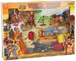 Wild West Cowboy and Indian Pretend Playset Toy - Bosonshop