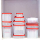 Bosonshop 16 Piece Food Storage Container Set with Easy Find Lids,BPA Free and 100% Leak Proof, Plastic