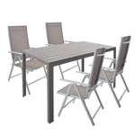 Bosonshop 5Piece Patio Dining Sets with Outdoor Table and Chairs