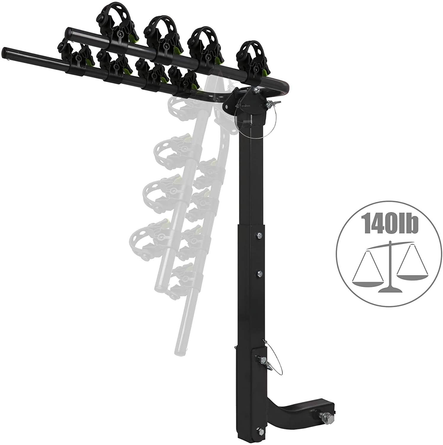 4 Bike Rack Hitch Mount Folding Bicycle Carrier 2" Receiver Car SUVs & Minivans - Bosonshop