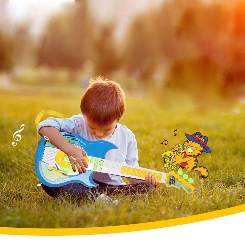 Bosonshop Kids Music Guitar Players Karaoke Toy with Micphone