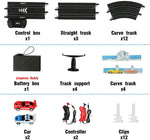 Electric 1:64 Scale Slot Car Racing Track Set Toddler Game Toy With Two Cars For Dual Racing For Kids - Bosonshop