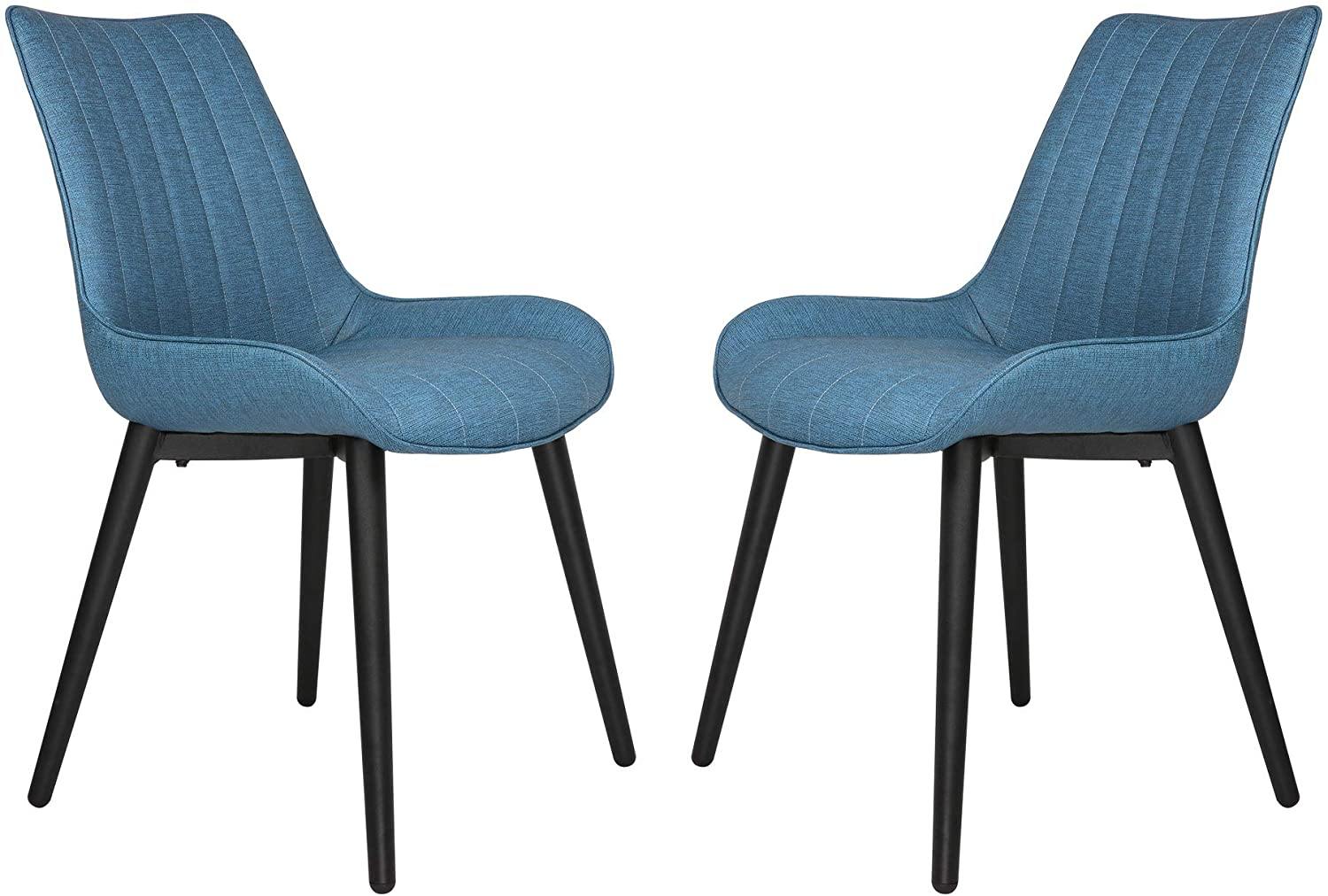 Modern Dining Chairs Set of 2 with Upholstered Seat and Back, Water Resistance and Easy to Clean, Durable Office Chair - Bosonshop
