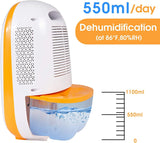 Electric Frigidaire Best Dehumidifiers for Home Basement Closet RV Garage, 1100ml (37oz) Quiet Portable Small Dehumidifier - Bosonshop