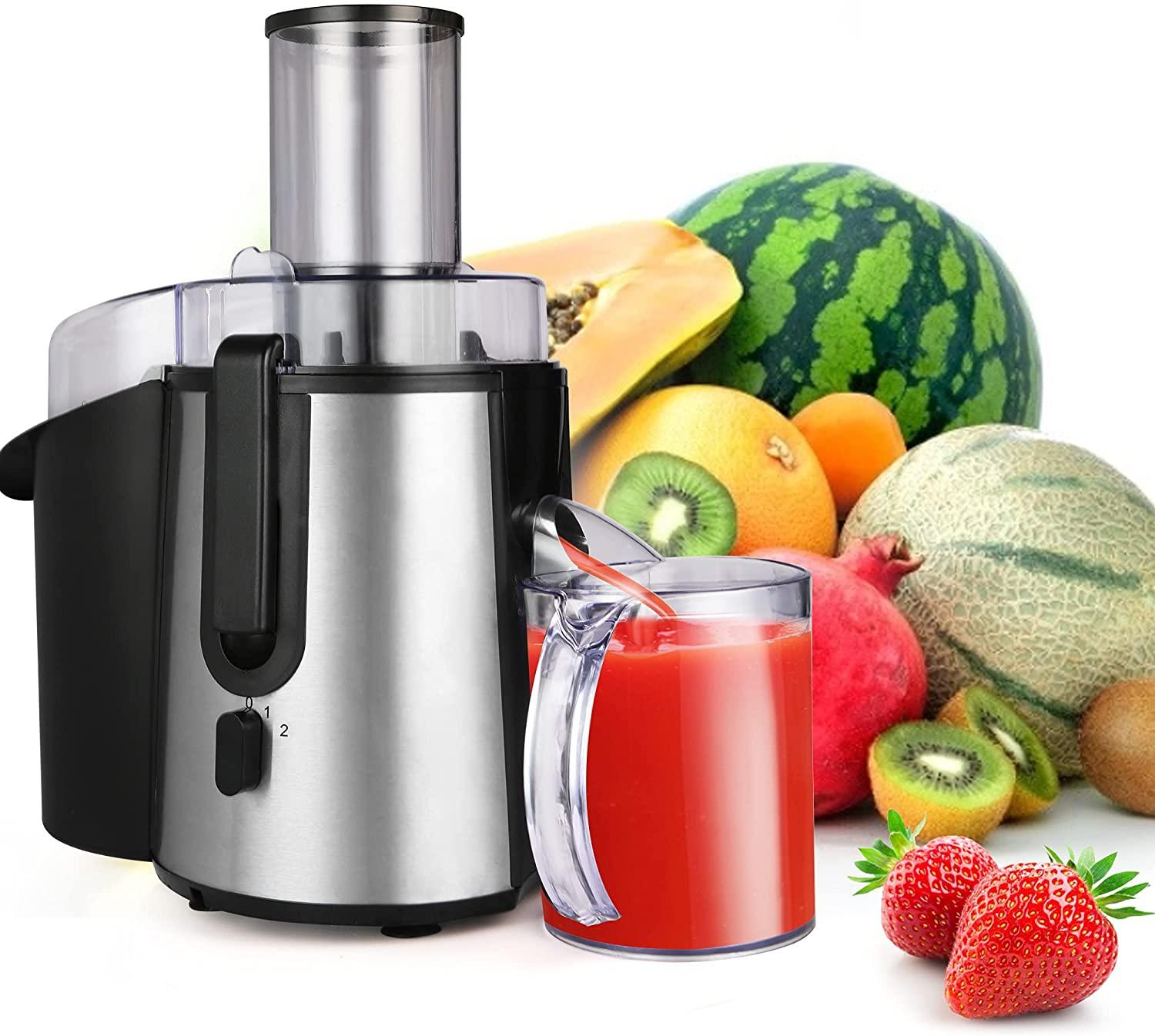 850W Electric Wide Mouth Centrifugal Juice Extractor, 2 Speed Electric Fruit Juice Extractor Machine - Bosonshop