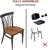 Modern Industrial Kitchen Dining Chairs Set of 2 - Bosonshop