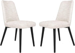 Modern Dining Chairs Set of 2 with Soft Foam Cushion, Comfortable and Easy to Clean Leather Side Chair, Durable Restaurant Chair - Bosonshop