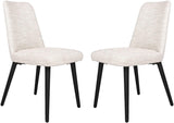 Modern Dining Chairs Set of 2 with Soft Foam Cushion, Comfortable and Easy to Clean Leather Side Chair, Durable Restaurant Chair - Bosonshop