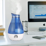 Humidifiers for Bedroom Quiet Ultrasonic Cool Mist Humidifier 2.5L with Auto Shut-Off, Night Light and Adjustable Mist Output, Less Than 30dB, Blue - Bosonshop