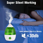 Humidifiers for Bedroom Quiet Ultrasonic Cool Mist Humidifier 1.1L with Auto Shut-Off - Bosonshop