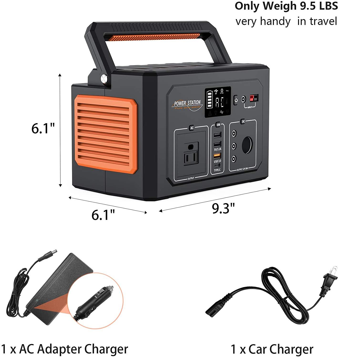 Portable Power Station 400Wh, Multipurpose Portable Power Supply For Home, Travel And Camping With Type-C - Bosonshop