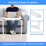 Folding 6 Height & 3 Angle Adjustable Dinner Table Portable Lightweight Extendable Tray on Bed & Sofa, 66Lbs - Bosonshop