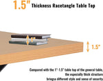 48" x 30" Dining Table Mid Century Modern Dining Table for 4 Person,w/Solid Metal Legs for Cafe Bar Balcony Home, - Bosonshop