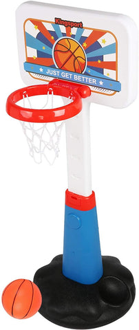 Basketball Hoop for Toddlers Kids Indoor and Outdoor Easy Score Basketball Goal Set Height Adjustable Basketball Stand, Easy to Assemble - Bosonshop