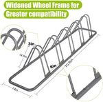 5 Bicycle Floor Parking Rack Stand, Fast Assemble, Adjustable 1-5 Rack Bicycle Stand, 3” Width, Portable Standing Bicycle - Bosonshop