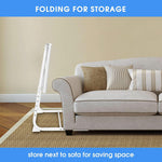 Folding 6 Height & 3 Angle Adjustable Dinner Table Portable Lightweight Extendable Tray on Bed & Sofa, 66Lbs - Bosonshop