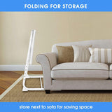 Folding 6 Height & 3 Angle Adjustable Dinner Table Portable Lightweight Extendable Tray on Bed & Sofa, 66Lbs - Bosonshop