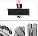 10FT Multifold Aluminum Wheelchair Ramp with Handle: Portable, Sturdy, and Easy to Setup