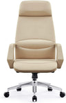 Executive Office Chair Ergonomic Leather High Back Heavy Duty Chair Padded Armrests Lumbar Support Lock Position - Bosonshop
