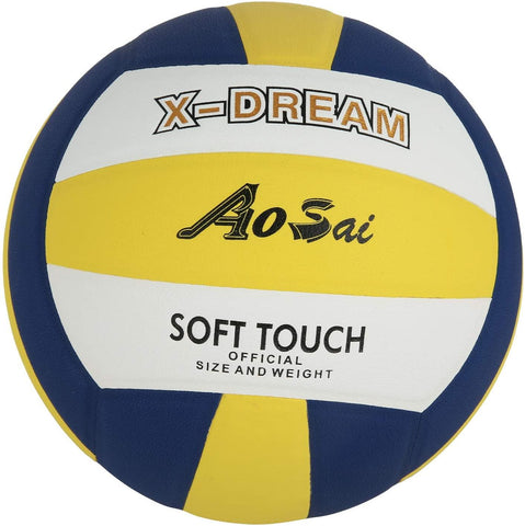 Volleyball Official Size 5 Beach Soft Volleyball for Beginners Outdoor Indoor Game Training Match - Bosonshop