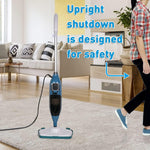 Steam Mop with 3 Steam Levels Hard Floor Cleaner, Adjustable Steamer with 550ml Water Tank and 2 Microfiber Pads