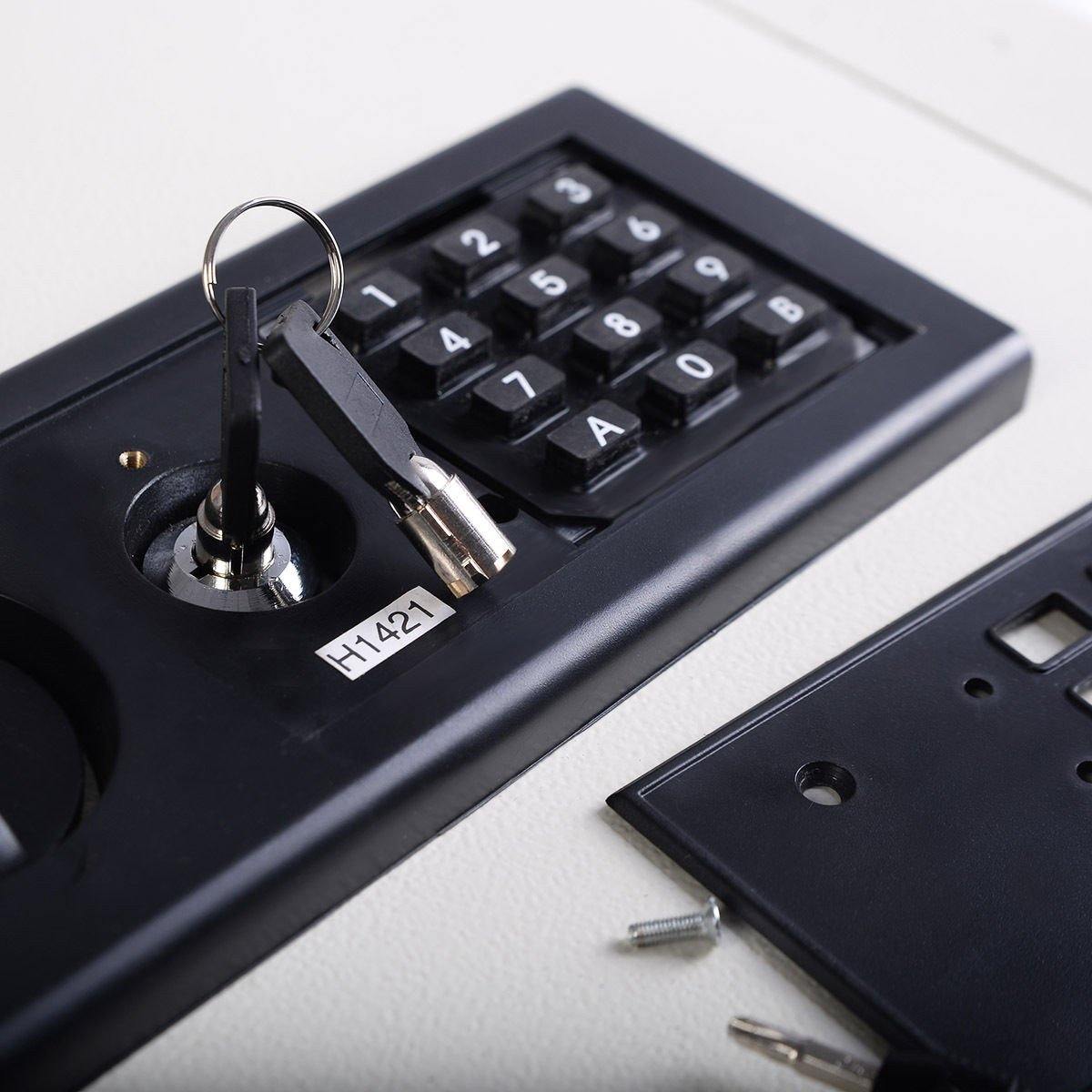 Digital Flat Recessed Wall Safe Security Cash key Lock Box - Bosonshop