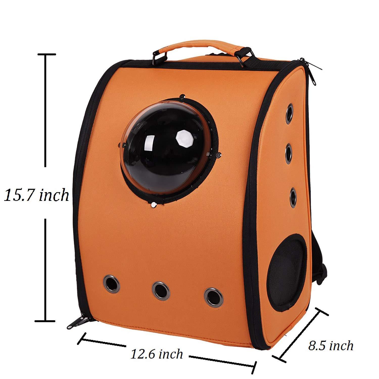 Bosonshop Pet Kitten Puppy Travel Carrier Backpack Space Capsule Bubble Design Breathable