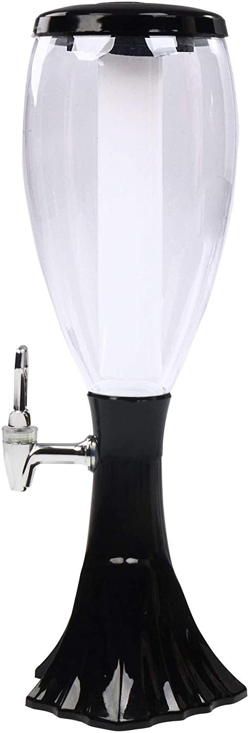 3L Cold Draft Beverages Beer Tower Beverage Dispenser with LED Lights for Beer and Drink - Bosonshop