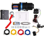 4500lbs Electric Winch 12V DC ATV Winch, Steel Rope with Wireless Handheld Remote, Waterproof - Bosonshop