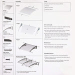 Window Door Awning Cover UV Rain Snow Protection One-Piece Polycarbonate Hollow Sheet -Gray (80" x 40") - Bosonshop