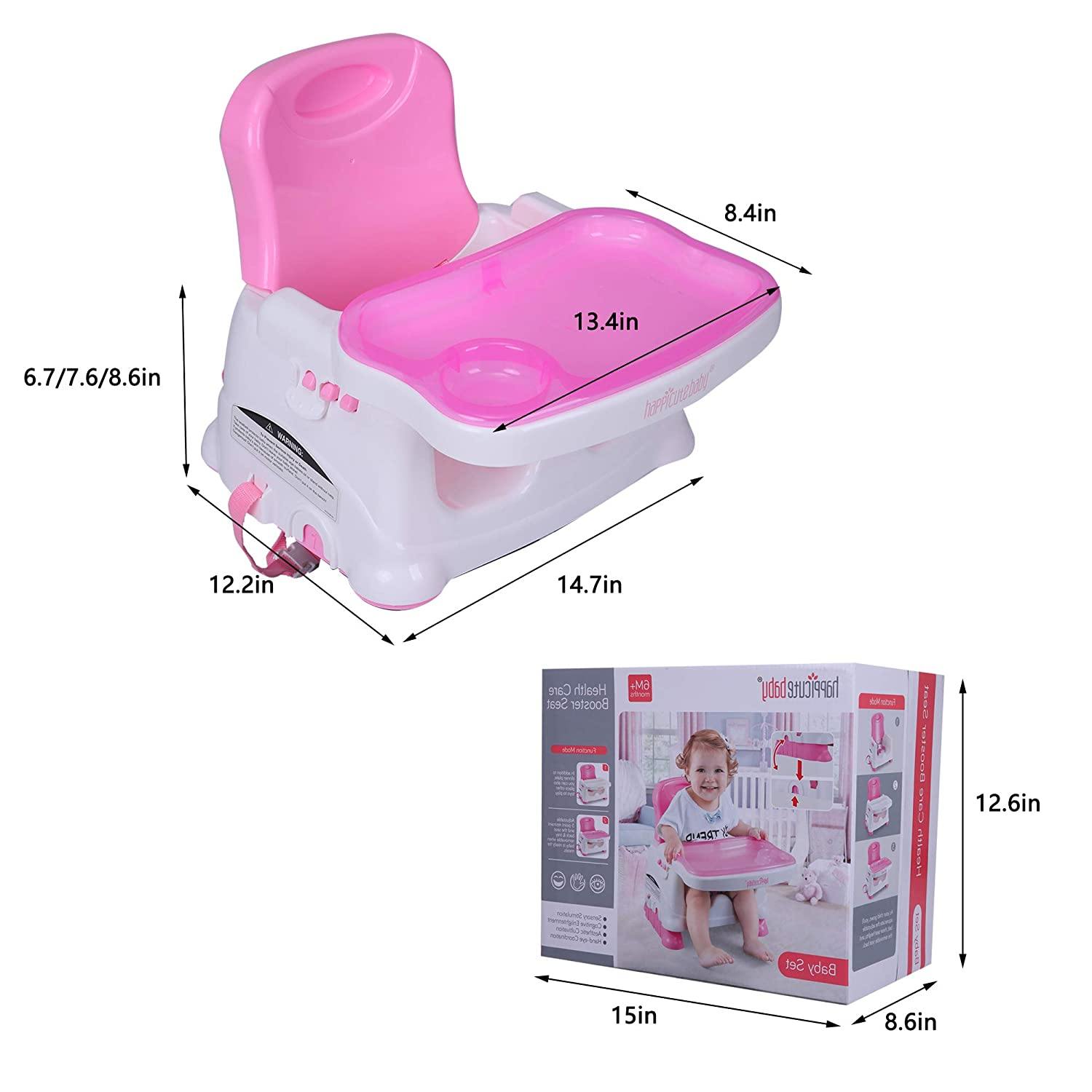 Toddler Booster Seat for Dining Table Baby Portable High Chair for Travel, Infant Floor Chair Seat - Bosonshop