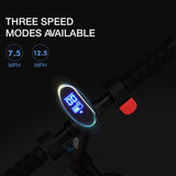 Electric Scooter Foldable Electric Kick Scooter with 250W Motor LED Display Headlight 2 Level Adjustable Speeds Double Braking System - Bosonshop