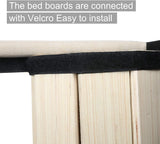 14 Inch Upholstered Platform Bed Frame with Headboard Mattress Foundation with Wood Slat Support No Box Spring Needed Beige (Full) - Bosonshop