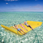 11.5' x 6' 3 Layer Island Floating Water Pad Foam Roll-Up Pool Floating Water Mat Pad for Lake - Bosonshop