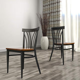 Modern Industrial Kitchen Dining Chairs Set of 2 - Bosonshop