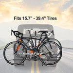 Hitch Mount Bike Rack 2 Bikes, Wobble Free Smart Tilting Folding Bicycle Car Racks