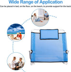Bed Backrest Reading Bed Rest Pillows, Portable Folding Adjustable Sit-Up Back Rest, Lifting Bed Backrest with Head Pillow