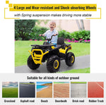 12 V Kids Electric 4-Wheeler ATV Quad with MP3 and LED Lights - Bosonshop