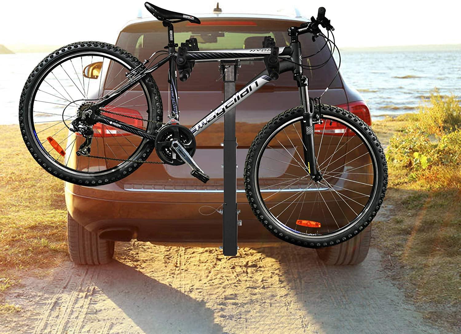 4 Bike Rack Hitch Mount Folding Bicycle Carrier 2" Receiver Car SUVs & Minivans - Bosonshop