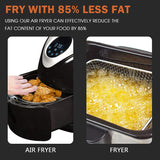3.7Qt Multifunction Digital Air Fryer Electric Air Fryer With Digital Touch Screen Temperature Controls - Bosonshop