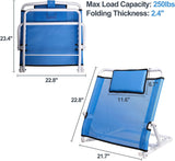 Bed Backrest Reading Bed Rest Pillows, Portable Folding Adjustable Sit-Up Back Rest, Lifting Bed Backrest with Head Pillow