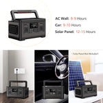 Portable Power Station 500Wh, Multipurpose Portable Power Supply For Home, Travel And Camping With Type-C - Bosonshop