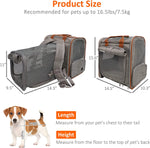 Cupets Pet Carrier Backpack for Small Cats Dogs Puppies, Airline Approved Foldable Dog Carrier Pet Backpack Bag
