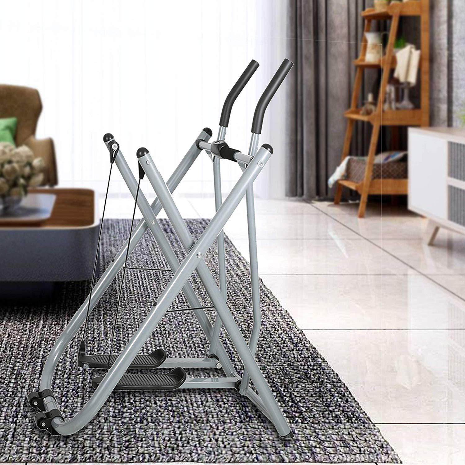Bosonshop Step Machine Trainer Folding Air Walker Exercise Health Fitness with LCD Display for Home,Gym
