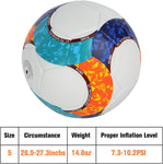 Soccer Ball Size 5, Youth Teenager Soccer Ball Outdoor Indoor for Boys and Girls Training Match Backyard Play - Bosonshop