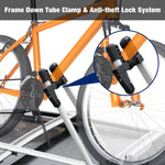 Upright Roof Mount Bike Rack Aluminum Bicycle Carrier for Roof Racks with Locking System for Cars SUVs