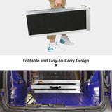 Portable Wheelchair Ramp 6Ft, Add to Your Independence, 600 LBS Capacity, Folding Aluminum Alloy Ramp - Bosonshop