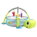 Baby Activity Gym & Ball Pit 3-in-1 Baby Playmat for Tummy Time Activity Center for Infants Toddlers with 30 Balls and 4 Linkable Toys - Bosonshop