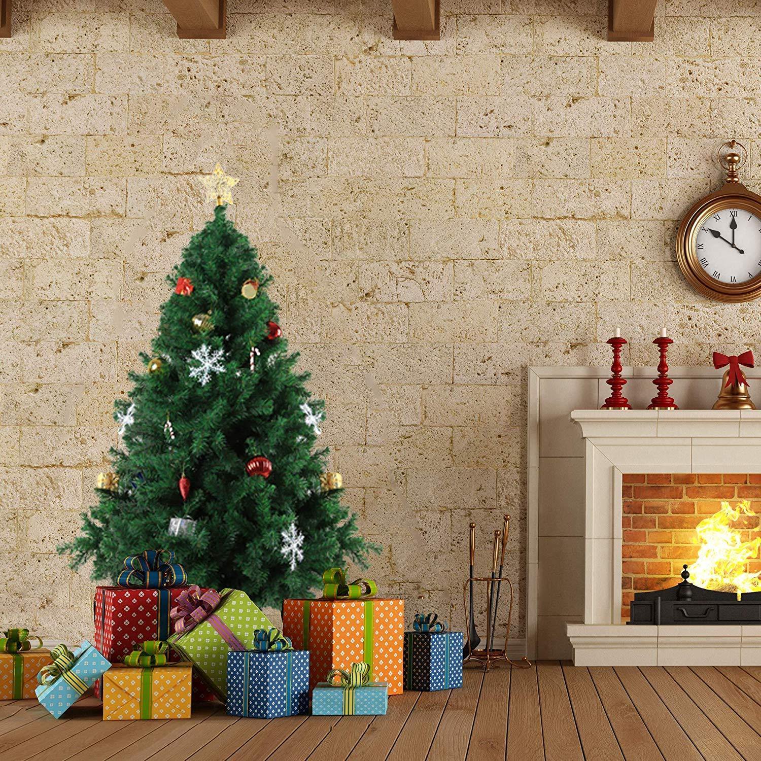 Bosonshop 6' Premium Spruce Artificial Christmas Tree w/Metal Stand, Green