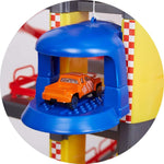 Super Parking Garage Playset Includes 6 Cars for Toddlers